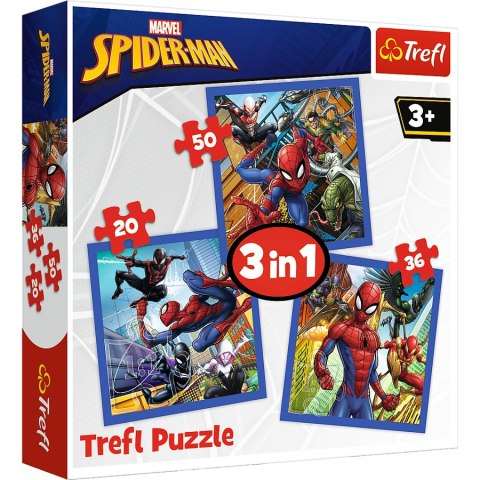 TREFL 34841 Puzzle 3w1 Pajęcza siła