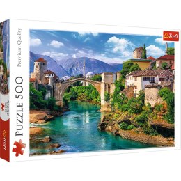 TREFL 37333 Puzzle 500 el. Stary Most w Mostarze, Bośnia i Hercegowina