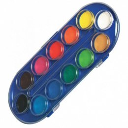 Farby akwarele w plastikowym etui - 12 kolorów locomotif HERLITZ