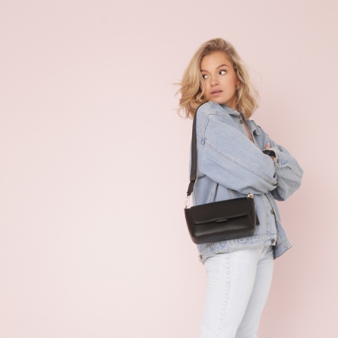 KENZA JOISSY Mała torebka crossbody na ramię dla Mamy - Almond