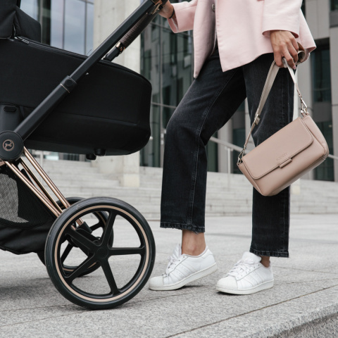 KENZA JOISSY Mała torebka crossbody na ramię dla Mamy - Blush Beige