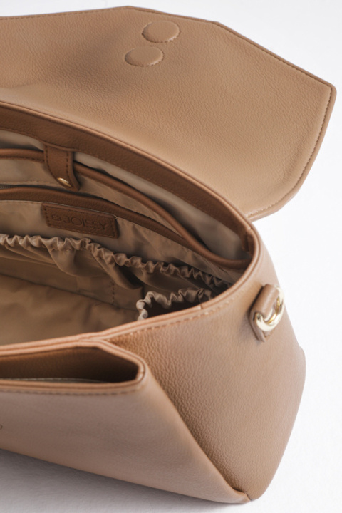 MIDI JOISSY Torebka crossbody i organizer do wózka 2w1 - Almond