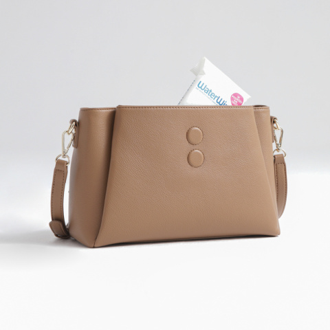 MIDI JOISSY Torebka crossbody i organizer do wózka 2w1 - Almond