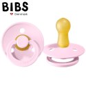 BIBS COLOUR BABY PINK M Smoczek Uspokajający kauczuk Hevea