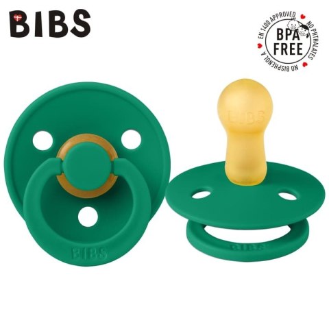 BIBS COLOUR EVERGREEN M Smoczek Uspokajający kauczuk Hevea