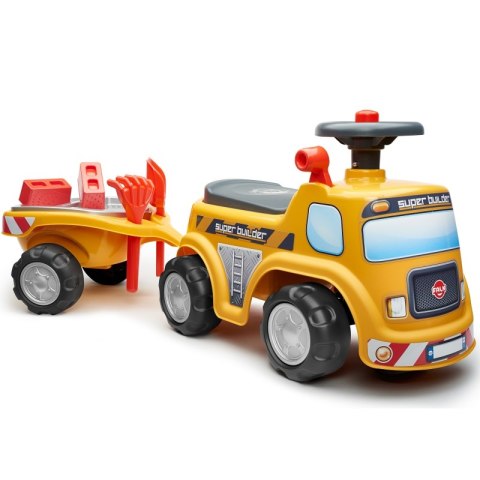 FALK Jeździk Samochód Budowniczy z Otwieranym Siedziskiem + akc. od 1 Roku