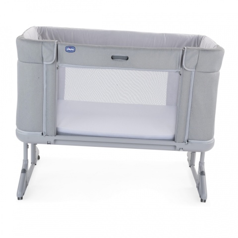 NEXT 2 ME FOREVER OUTLET Chicco Łóżeczko dostawne 0m+ Next2Me COOL GREY