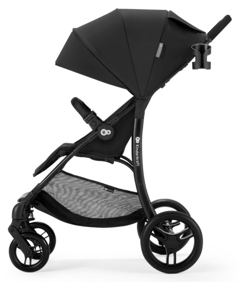 ASKOY Kinderkraft wózek spacerowy do 22 kg, waga wózka 9 kg - Black