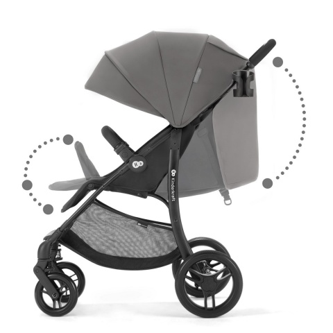 ASKOY Kinderkraft wózek spacerowy do 22 kg, waga wózka 9 kg - Grey
