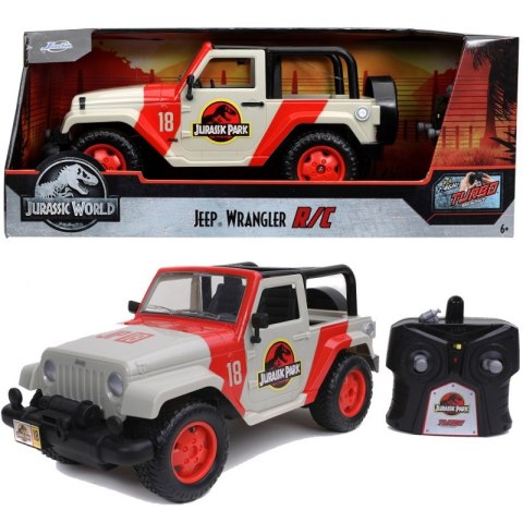 JADA Jurassic World Samochód RC Jeep Wrangler Zdalnie Sterowany