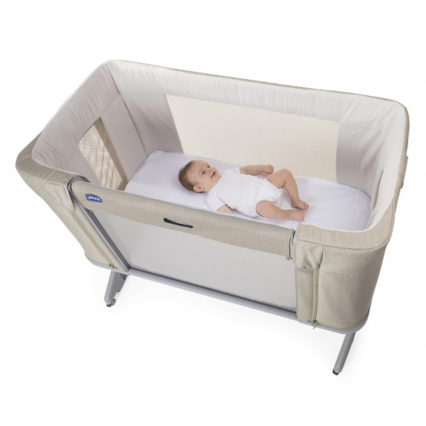 NEXT 2 ME FOREVER OUTLET Chicco Łóżeczko dostawne 0m+ Next2Me SAND