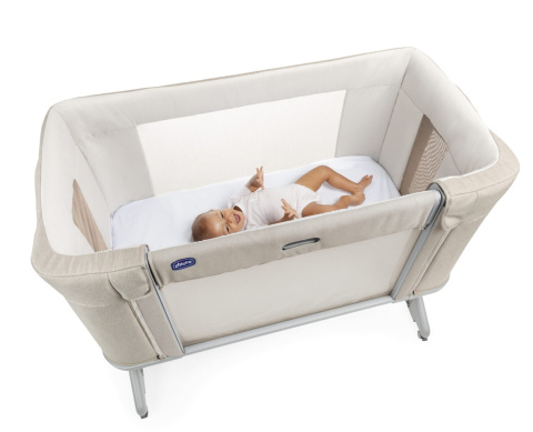 NEXT 2 ME FOREVER OUTLET Chicco Łóżeczko dostawne 0m+ Next2Me SAND