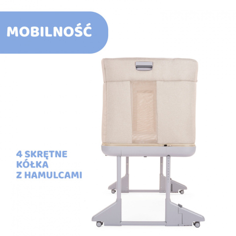 NEXT 2 ME FOREVER OUTLET Chicco Łóżeczko dostawne 0m+ Next2Me SAND