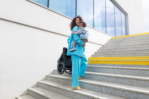 NEA Kinderkraft dziecięcy wózek spacerowy do 22 kg - Platinum Grey