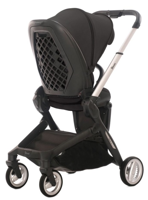 Shom Lit 2w1 głęboko spacerowy wózek dziecięcy do 22 kg - Black