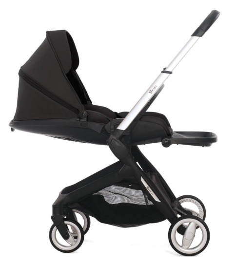 Shom Lit 2w1 głęboko spacerowy wózek dziecięcy do 22 kg - Black