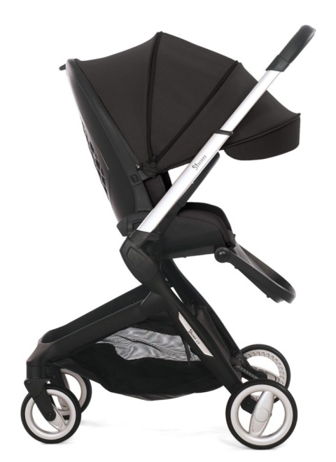 Shom Lit 2w1 głęboko spacerowy wózek dziecięcy do 22 kg - Black