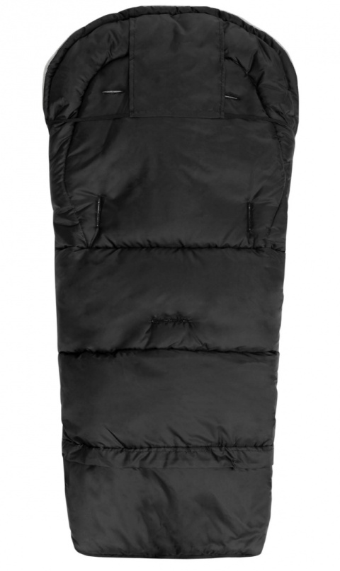 Śpiworek Combi SENSILLO wodoodporny 3w1 Minky - BLACK/BEIGE