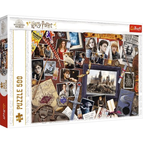 TREFL 37400 Puzzle 500 el. Pamiątki z Hogwartu