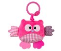 Zawieszka pluszowa Sówka - Cutie owl - 2881 PINK