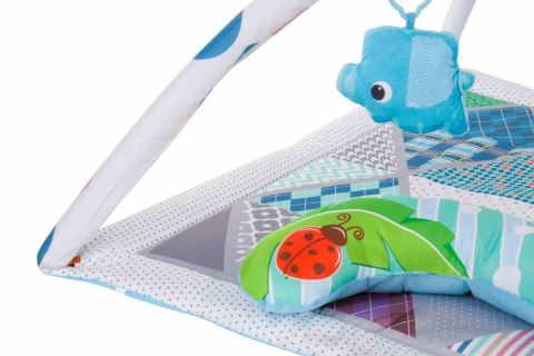 Mata edukacyjna dla niemowląt Namiot Tipi 2w1 Zwierzątka 82x82x140 cm