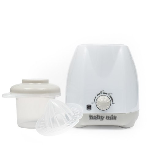 BABY MIX 35451 Elektryczny podgrzewacz do butelek z akcesoriami szary