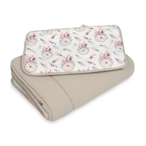 MATEX Kołderka i poduszka 80x100+30x40 Muslin Design TB0430_03