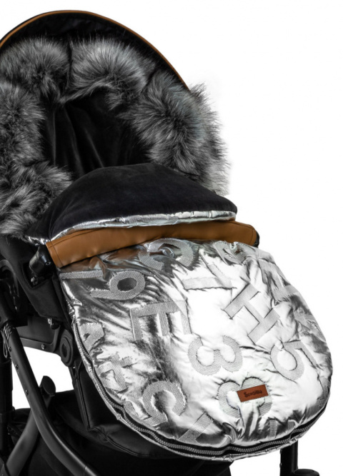 Zimowy Śpiworek Aspen SENSILLO nieprzemakalny 95x45 - Silver