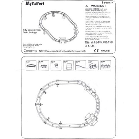 Tooky Toy Drewniana Konstrukcja Budowanie Drogi dla Pojazdów Budowlanych