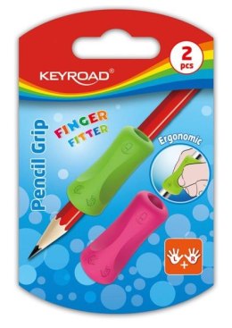 Uchwyt ergonomiczny KEYROAD Pencil Grip 2szt blister