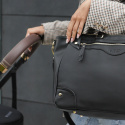 CARLA JOISSY to niezwykła torba dla Mamy o wyglądzie damskiej torebki - Black/Silver