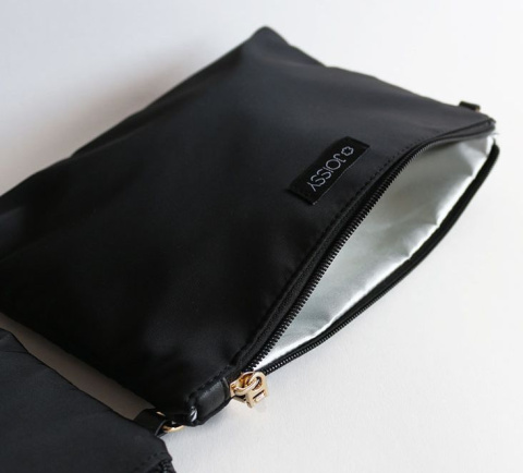 MIXI JOISSY zestaw wodoodpornych kosmetyczek dla mamy - Black/Gold