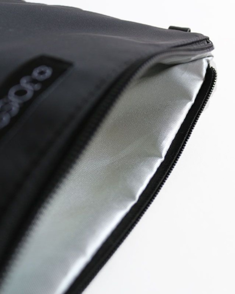 MIXI JOISSY zestaw wodoodpornych kosmetyczek dla mamy - Black/Silver