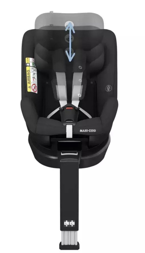 Mica Eco i-Size Maxi-Cosi 0-18 kg 61-105 cm obrotowy 360° fotelik samochodowy - Authentic Black