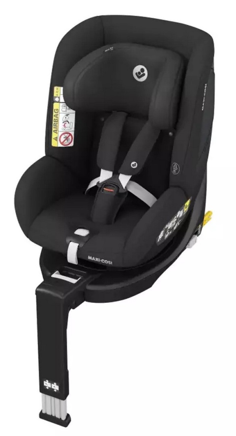 Mica Eco i-Size Maxi-Cosi 0-18 kg 61-105 cm obrotowy 360° fotelik samochodowy - Authentic Black