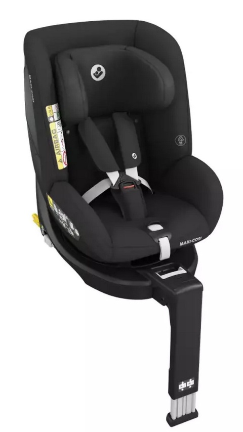 Mica Eco i-Size Maxi-Cosi 0-18 kg 61-105 cm obrotowy 360° fotelik samochodowy - Authentic Black