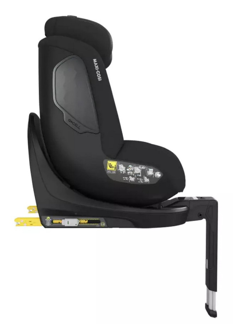 Mica Eco i-Size Maxi-Cosi 0-18 kg 61-105 cm obrotowy 360° fotelik samochodowy - Authentic Black