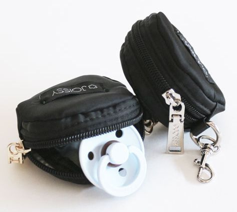 NIA JOISSY Opakowanie na smoczek - Black/Silver