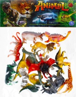 Zwierzęta figurki dinozaury dzikie 17x24cm MC