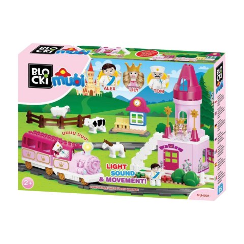 KLOCKI BLOCKI MUBI MAGICZNY ZAMEK KSIĘŻNICZKI LILY 85EL.