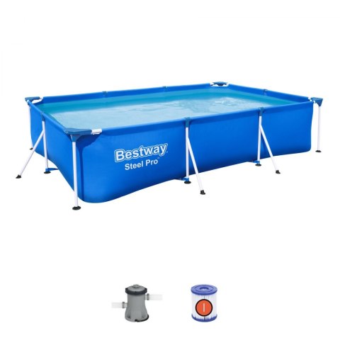 Basen Stelażowy 300x201x66cm Deluxe 3w1 BESTWAY