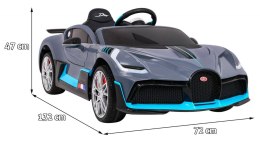 Pojazd Bugatti Divo Szary