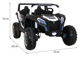 Pojazd Buggy ATV Racing 4x4 Biały