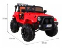 Pojazd Jeep All Terrain Czerwony