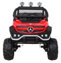 Pojazd Mercedes BENZ UNIMOG Czerwony