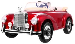 Pojazd Mercedes Benz 300S RETRO Lakier Czerwony