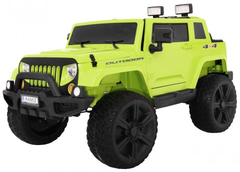 Pojazd Mighty Jeep 4x4 Zielony