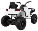 Pojazd Quad ATV Pompowane Koła Biały