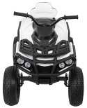 Pojazd Quad ATV Pompowane Koła Biały