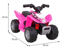 Pojazd Quad Honda 250X TRX Różowy